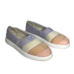 Toms Alpargata Mallow Lavender Slip On Shoe Size 8.5